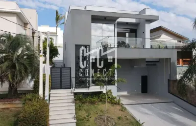 Casa sobrado em indaiatuba, terra magna com 3 suítes - 271 m²