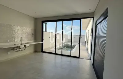 Casa térrea em indaiatuba, condomínio piemonte com 3 suítes - 213 m²