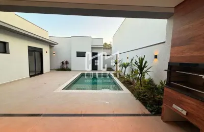 Casa térrea em indaiatuba, condomínio piemonte com 3 suítes - 205 m²