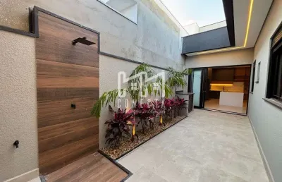 Casa em indaiatuba, condomínio gran reserve com 3 suítes - 132 m²