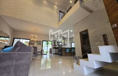 Casa em indaiatuba, condomínio jardins di roma com 3 suites - 252 m²