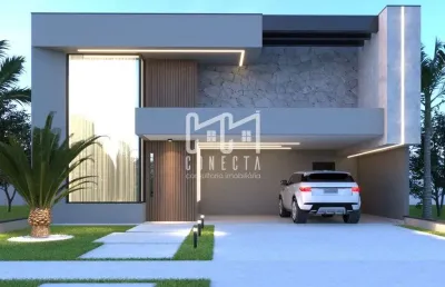 Casa térrea em indaiatuba, residencial evidências com 3 suítes - 212 m²