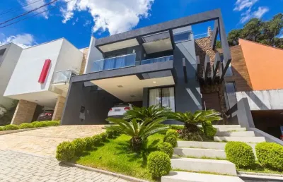 Casa com 4 dormitórios à venda, 270 m² por r$ 2.490.000,00 - santa cândida - curitiba/pr