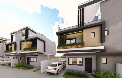 Sobrado com 3 dormitórios sendo um suíte  à venda, com  sacada e terraço, por r$ 849.000 - próximo ao sup. jacomar e quartel do boqueirão -