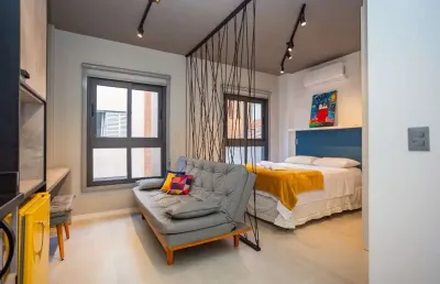 Studio novo 100% mobiliado à venda, 24 m² por r$ 499.700 - bigorrilho - curitiba/pr