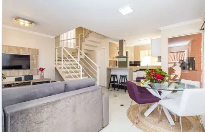Sobrado porteira fechada com 3 dormitórios à venda, 148 m² por r$ 780.000 - barreirinha - curitiba/pr