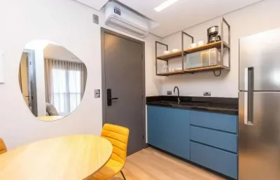 Studio com 1 dormitório à venda, 21 m² por r$ 317.900,00 - água verde - curitiba/pr