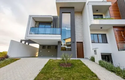Casa em condomínio fechado com 4 quartos à venda na Rua Francisco Antônio da Costa Nogueira, 220, Santa Felicidade, Curitiba