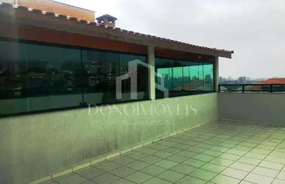 Cobertura à venda 3 quartos 1 suíte vila scarpelli santo andré 745.000,00