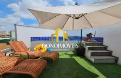 Cobertura à venda 2 quartos 1 suíte campestre santo andré 800.000,00