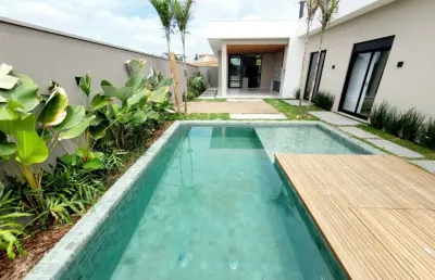 Casa à venda, linda com três suítes no condomínio helvétia park 2  jardim santa rita, indaiatuba, s