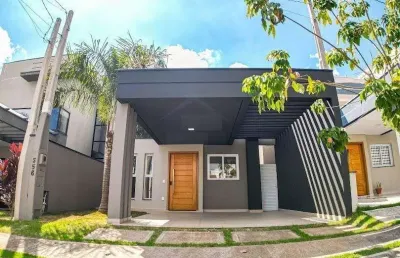 Casa à venda três dormitórios em condominio , jardim park real, indaiatuba, sp