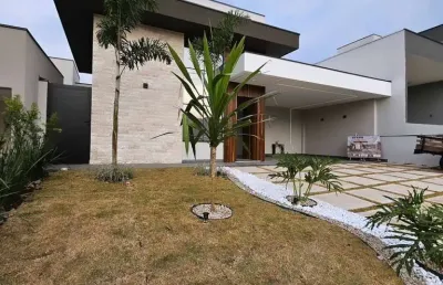 Linda e moderna casa à venda, com piscina no condomínio milano em indaiatuba, indaiatuba, sp