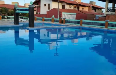 Linda casa duplex com 193m2 no porto das dunas, 4 suítes