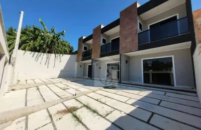 Casa à venda, 86 m² por r$ 390.000,00 - condado de maricá - maricá/rj