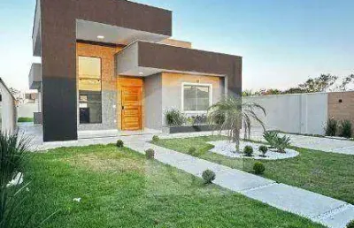 Casa com 3 dormitórios à venda, 106 m² por r$ 719.000,00 - jardim atlântico leste (itaipuaçu) - maricá/rj