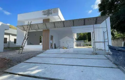 Casa com 3 dormitórios à venda, 121 m² por r$ 650.000 - são josé do imbassaí - maricá/rj