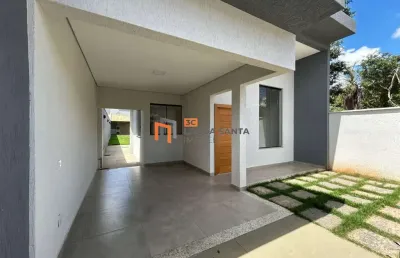Casa de três quartos no bairro eldorado - lagoa santa