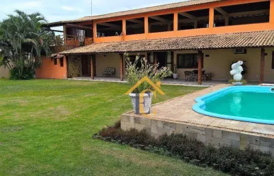 Casa de alto padrão com 4 dormitórios à venda, 800 m² por r$ 1.750.000 - atlântica - rio das ostras/rj