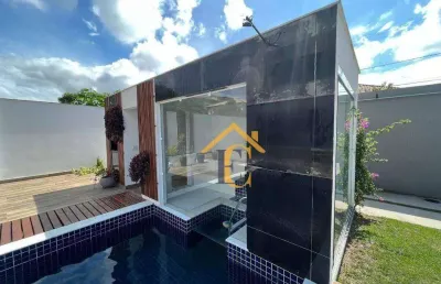 Casa alto padrão com 3 dormitórios à venda, 258 m² por r$ 1.200.000 - praia mar - rio das ostras/rj