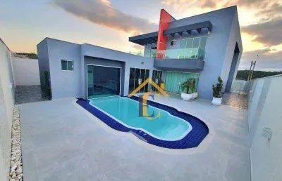 Casa com 4 dormitórios à venda, 320 m² por r$ 1.500.000,00 - viverde - rio das ostras/rj