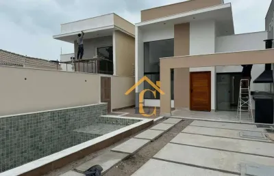 Excelente casa com 4 dormitórios à venda, 174 m² por r$ 850.000 - jardim mariléa - rio das ostras/rj