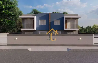 Casas duplex com vista para o mar com 2 dormitórios à venda, 80 m² por r$ 320.000 - enseada das gaivotas - rio das ostras/rj