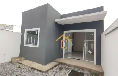Casa com 2 dormitórios à venda, 58 m² por r$ 210.000 - maria turri - rio das ostras/rj