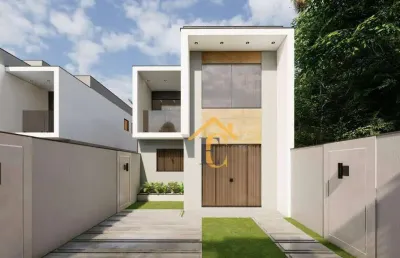 Casa com 3 dormitórios à venda, 95 m² por r$ 450.000,00 - jardim bela vista - rio das ostras/rj