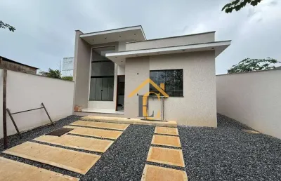Linda casa linear com 3 quartos no bairro maria turri em rio das ostras/rj