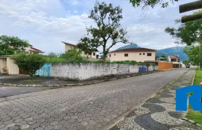 Terreno de esquina com vista para o rio santo antônio em caraguatatuba!!
