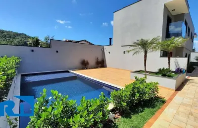 Sobrado novo com estilo moderno a venda em caraguatatuba