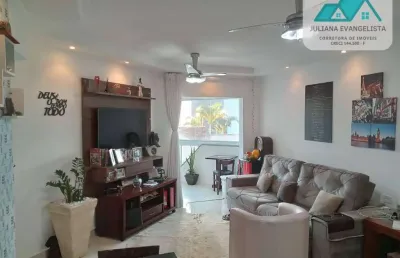 Apartamento à venda com vista mar na praia do aruan - caraguatatuba/sp
