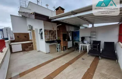 Cobertura à venda no bairro martim de sá, vista mar - caraguatatuba/sp