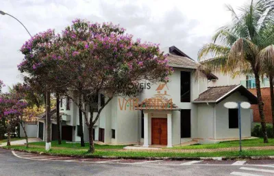Casa com 4 dormitórios à venda, 440 m² por r$ 3.700.000,00 - condomínio reserva colonial - valinhos/sp