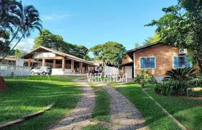 Chácara com 7 dormitórios à venda, 4902 m² por r$ 3.000.000 - joapiranga - valinhos/sp