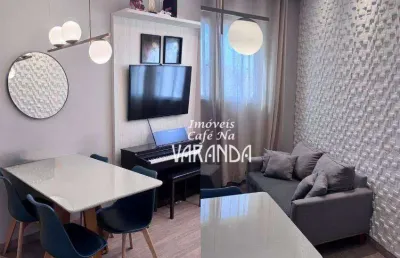 Apartamento com 2 dormitórios à venda, 44 m² por r$ 360.000,00 - mais campos salles  - valinhos/sp
