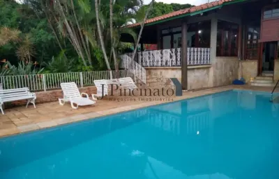 Casa estilo chácara com 04 suítes para alugar no bairro engorgadouro em jundiai - ref. 73445