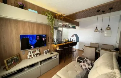 Apartamento semi mobiliado com 02 quartos para alugar no residencial morada dos pássaros no bairro distrito industrial em jundiaí - sp ref. 26207