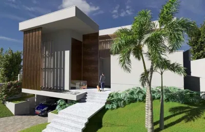 Casa em condomínio para venda em camaçari, alphaville (abrantes), 4 dormitórios, 3 suítes, 4 banheiros, 4 vagas