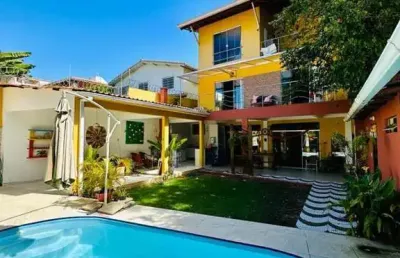 Casa para venda em lauro de freitas, vilas do atlântico, 4 dormitórios, 3 suítes, 5 banheiros, 1 vaga