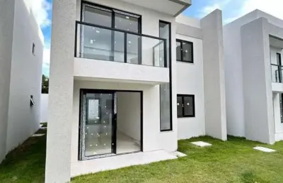 Casa em condomínio para venda em camaçari, alphaville (abrantes), 4 dormitórios, 4 suítes, 1 banheiro, 2 vagas