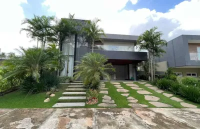 Casa em condomínio para venda em camaçari, alphaville (abrantes), 5 dormitórios, 4 suítes, 5 banheiros, 3 vagas