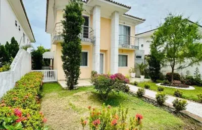 Casa em condomínio para venda em lauro de freitas, centro, 4 dormitórios, 4 suítes, 5 banheiros, 2 vagas