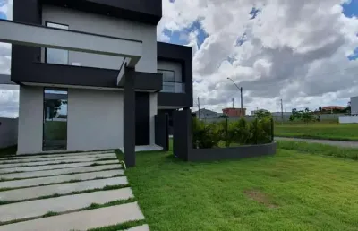 Casa em condomínio para venda em camaçari, jardim limoeiro, 4 dormitórios, 3 suítes, 4 banheiros, 1 vaga