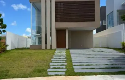 Casa em condomínio para venda em camaçari, alphaville (abrantes), 5 dormitórios, 1 suíte, 2 banheiros, 1 vaga