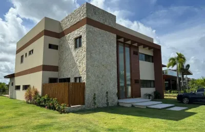 Casa em condomínio para venda em mata de são joão, praia do forte, 4 suítes, 6 banheiros, 4 vagas