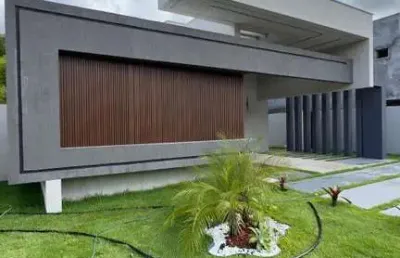 Casa em condomínio para venda em camaçari, alphaville (abrantes), 4 dormitórios, 3 suítes, 4 banheiros, 4 vagas