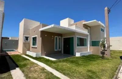 Casa em condomínio para venda em camaçari, nova abrantes (abrantes), 2 dormitórios, 1 suíte, 2 banheiros, 1 vaga