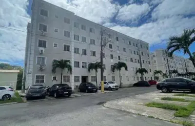 Apartamento para venda em lauro de freitas, caixa d`água, 2 dormitórios, 1 banheiro, 1 vaga